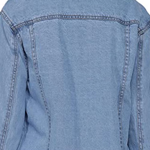 Chaqueta de Mezclilla para Mujer al Mejor Precio, Cómoda y Transpirable, Hecha de Piel de Oveja, Rellena de Algodón, Diseño Liso Teñido, Venta en Línea - Product Image 5