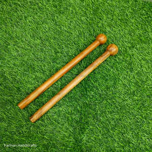 Baquetas de madera de acacia premium, hechas a mano, con alto brillo, al mejor precio. - Product Image 2