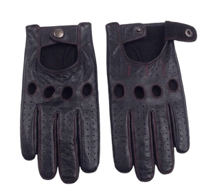 Guantes de Ciclismo de Cuero Amarillo, Transpirables, con Forro Térmico de Microfibra, Largos hasta la Muñeca, para Uso Diario, Primavera/Verano - Product Image 4