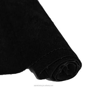 Tela de Flocado Pigpell con Reverso Tejido de Rayón, 54 Pulgadas, 70Y, para Embalaje de Joyería, PP71-1L, Negro - Product Image 1
