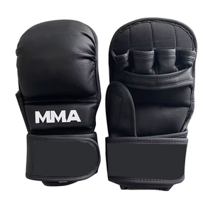 Guantes de Sparring MMA de 7oz, Cuero PU Premium, Protección en los Nudillos, con Correa de Muñeca Ajustable, para Gimnasio, Venta al Por Mayor - Product Image 3
