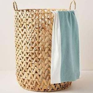 Cesta de almacenamiento de ratán moderna al mejor precio para muebles de lavandería domésticos con decoración artesanal hecha en Vietnam - Product Image 1