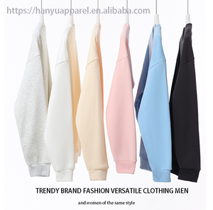 เสื้อสเวตเตอร์คอกลมลำลองแบรนด์อินเทรนด์ผู้หญิงสีทึบผ้าฝ้ายถักเส้นใยไม้ไผ่ระบายอากาศได้ดีสวมใส่ในฤดูใบไม้ร่วง - Product Image 1