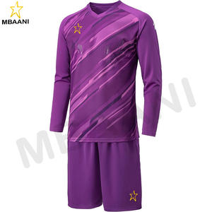 Conjunto de Portero de Fútbol para Hombre, Camiseta y Pantalones Cortos Acolchados, Equipación de Portero Juvenil con Calcetines - Product Image 4