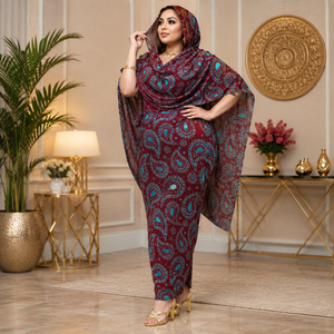 Tela Toub Elegante con Estampado Digital |   Tela Tradicional Sudanesa 100% Algodón Voile, Transpirable y Ligera, para Prendas Étnicas - Product Image 4