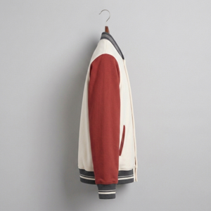 Chaqueta de Béisbol de Primera Calidad para Hombre, Invierno, Casual, Corte Ajustado, Cuello Alto, Unisex, Color Sólido - Product Image 2