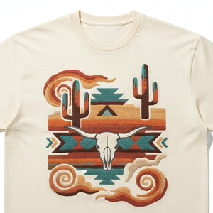 T-shirt personnalisé en gros avec impression 3D en relief, en coton épais, effet vieilli, vierge, de haute qualité, avec impression graphique pour homme - Product Image 3