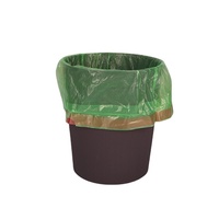 Sacs à ordures flexibles en plastique à cordon de serrage 13 gallons, emballage de Surface OEM ODM, prix bas