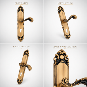 Premium JORDAN Brass Mortice <b>Door</b> Handle Matte Brush Antique Finish Heavy Duty Lever Handle Eco-Friendly Easy Kitchen Bedroom - Product Image 4