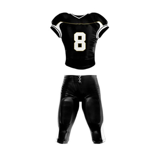 Une usine OEM produit cet uniforme de football américain avec logo personnalisé pour les acheteurs internationaux de vêtements haut de gamme. - Product Image 3