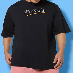 100% Cotton High Quality Heavy Weight <b>Plain</b> <b>Oversized</b> Tshirt Printing Embroidery Custom Blank Men's <b>T</b> <b>Shirts</b> - Product Image 2