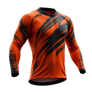เสื้อเจอร์ซีย์มอเตอร์ไซค์แขนยาว Thoroze สำหรับผู้ชาย แบบสั่งทำพิเศษ ลายพิมพ์แบบ Sublimation เสื้อแข่งแห้งเร็ว ระบายอากาศได้ดี ชุดกีฬามอเตอร์ครอส - Product Image 5