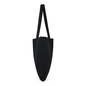 Custom Logo <b>Black</b> <b>Canvas</b> Tote <b>Bag</b> with Shoulder Length Handle Reusable Shopping <b>Bag</b> for Daily Use & Outdoor Activities - Product Image 2