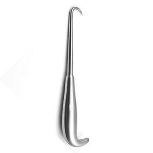 Premium Dingman Bone <b>Hook</b> Pointed Tip 19cm Stainless Steel Sharp Orthopedic Retractor for Maxillofacial & <b>Plastic</b> Surgery - Product Image 3