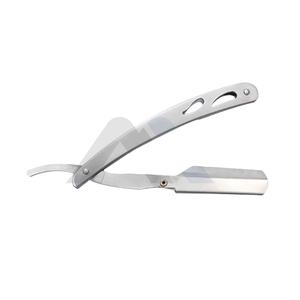 Premium Barber Salon Professional Stainless Steel Straight <b>Edge</b> Shaving Razor Grooming Tool for Mens Beard, Hairline Mustache - Product Image 1