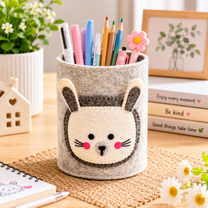 Panier organisateur en feutre pour lapin - Product Image 1