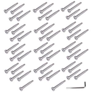 50 pezzi Kit di sistema Hardware per ringhiera in acciaio inossidabile 3/16 pollici T316 con chiave a baccello compresi cavi in acciaio - Product Image 2