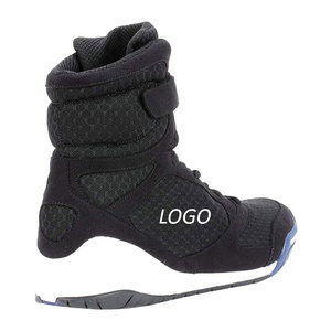 wrestling shoes elite performance breathable mesh upper non slip rubber outsole lightweight flexible sole <b>secure</b> lace closure - Product Image 2