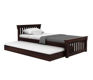 Cama Individual Moderna de Madera Maciza Advika Elano Crest Sheesham Hideaway |   Almacenamiento Incluido |   Juego de Muebles para Dormitorio - Product Image 2