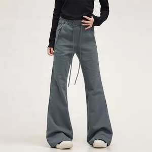 Winter Essentials Straight Wide Leg Sweatpants Soft 350gsm Fleece Lined Joggers Customized Logo - Product Image 1