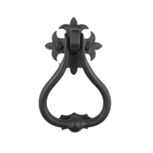 Battant de porte décoratif en fer avec finition noire mate thermolaquée, idéal pour offrir, pour la décoration de chambre ou les portails extérieurs - Product Image 3