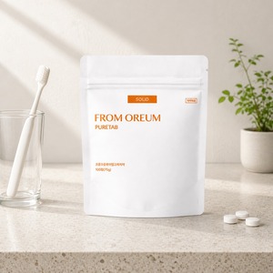 [FROM OREUM] Recharge de dentifrice solide – Pack pour salle de bain d'hôtel, idéal pour les voyages et les centres de villégiature – Comprimés de soin buccal - Product Image 3