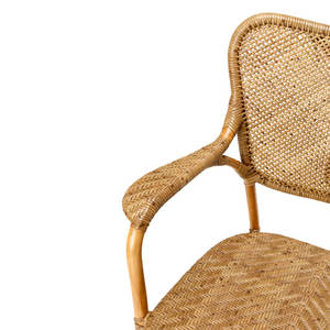 Fauteuil empilable DreamCraft 18'' H pour jardin et extérieur, Vietnam - Product Image 3