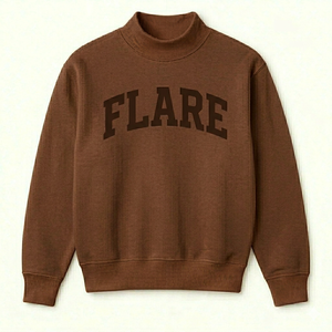 Sudadera de cuello alto de moda, estilo oversize, de algodón polar, cálida para invierno, informal, estilo urbano, top elegante. - Product Image 1