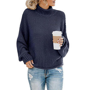 Maine Embroidered Crewneck <b>Cardigans</b> <b>Sweater</b> Men Women Knitted All Seasons Full Sleeve Solid Design Teal Color Wool Liner Front - Product Image 3