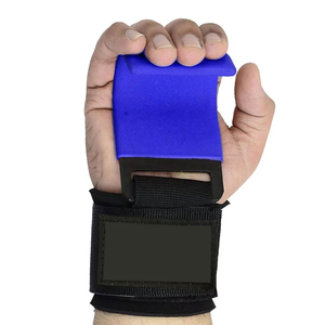 Commercial <b>Lifting</b> Hooks for Gym Deadlift <b>Weight</b> Training Support Equipment with Strong Steel Hooks and Comfortable Wrist Straps - Product Image 2