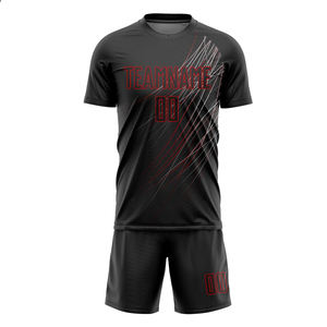 Uniforme de Fútbol Sublimado Personalizado y Transpirable, Nuevo Uniforme de Entrenamiento de Fútbol Personalizado, Uniforme de Fútbol Estampado de Manga Corta - Product Image 1