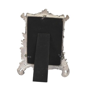 Metal Rectangular Photo <b>Frame</b> for Table & Wall Decor | Modern Black <b>Gold</b> Picture <b>Frame</b> for Home Office Living Room Bedroom - Product Image 2