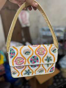 Indian Bohemian Style Designer <b>Women</b> Boho Beaded <b>Messenger</b> <b>Bags</b> Handmade Shoulder <b>Bag</b> for Evening Shopping Clutch <b>Bags</b> - Product Image 2