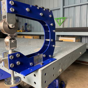 Vente en gros directe avec VTEW 0125 Roue anglaise professionnelle de table 12 pouces 305 mm Profondeur de la gorge jusqu'à 16 Ga 1,5 mm Acier doux - Product Image 1