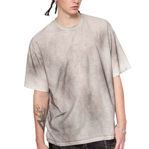 เสื้อยืดผู้ชายสไตล์ยูนีค ลายซันเฟด แขนครึ่ง คอโอ ทรงหลวม ผ้าฝ้าย 100% สินค้าขายดี พิมพ์ลายซันเฟด - Product Image 5