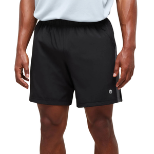 กางเกงขาสั้นออกกำลังกายผู้ชาย 7 นิ้ว ทรงเข้ารูป สำหรับฝึกซ้อม วิ่ง ฟิตเนส กีฬา สีดำ - Product Image 1