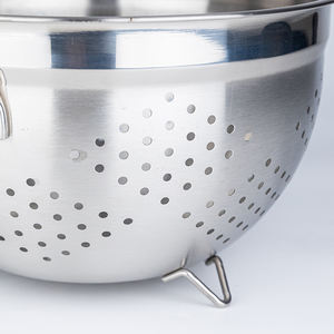 Good Quality Stainless Steel Colanders-Oven Safe & Dishwasher Safe for <b>Simple</b> Meals & Gourmet Dishes Perform Well Under Pressure - Product Image 4