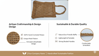 Sac fourre-tout de luxe portable en raphia tressé à la main pour femme, motif bonbon, deux poignées, style bohème, pour l'été et la plage, résistant à l'eau