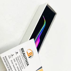 แหนบต่อขนตาสแตนเลสพลาสม่าสีรุ้งแหนบปลายแหลมแบบโค้งออกแบบโลโก้ได้ตามต้องการ - Product Image 2