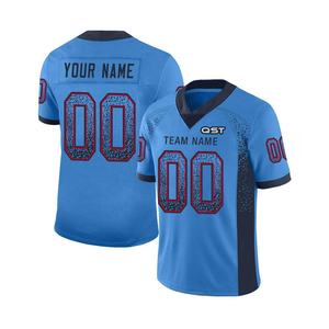 Malla transpirable como Material, camisetas de fútbol americano, camisetas de fútbol y fútbol más vendidas, camisetas de talla grande de EE. UU. 2025 - Product Image 3