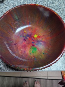 Resin bowl for <b>wedding</b> gift ideas handcrafted resin bowl for decor and <b>keepsake</b> presentation - Product Image 2