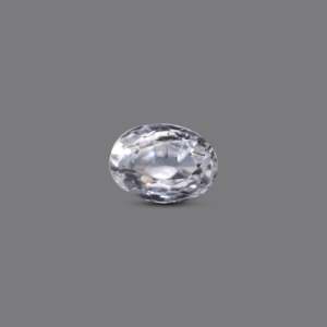 Luxury White Zircon - 3 Carat - Loose Gemstone For Fine Jewelry - Product Image 1