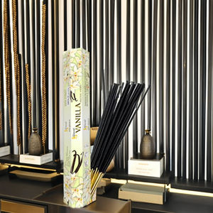 Varillas de Incienso Hexagonales Negras de Carbón Vegetal de 9 Pulgadas con Fragancia Natural Aromática, Origen Tamil Nadu, Empaque en Caja, Para Toda Temporada - Product Image 1