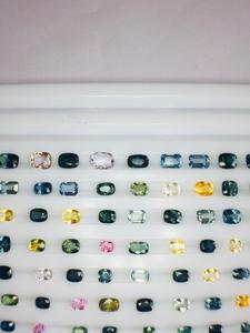 Lot de pierres précieuses naturelles multi-saphirs taillés, qualité AAA, lustre superbe, certifiées IGI, 5-10 mm, multicolores, pour la fabrication de bijoux, prix abordable - Product Image 5