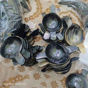 ชามสลัดควายฮอร์นทำด้วยมือดีไซน์ใหม่ชามสลัด - Product Image 5