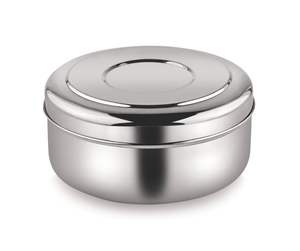 ภาชนะครัวอเนกประสงค์สแตนเลสสตีลโครเมียมขัดเงาอย่างดี ทนทาน สำหรับเก็บรักษาความสดของอาหาร - Product Image 2