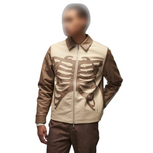 Veste universitaire nord-américaine Veste universitaire Europe en coton brodée héritage personnalisable Vestes classiques isolées en laine pour hommes - Product Image 1