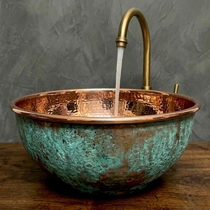 copper <b>basin</b> resort interior luxury copper sink high end architecture copper <b>basin</b> designer collection copper sink luxury - Product Image 4