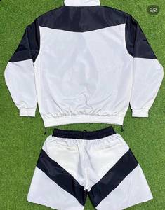 TRIVEERS Top Selling Custom Logo Men’s Quarter Zip Windbreaker <b>Jacket</b> & Shorts Set Lightweight Polyester Tracksuit For Men's - Product Image 3