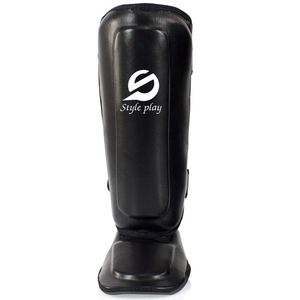 Espinilleras de Boxeo de Cuero para Entrenamiento Profesional, Personalizadas, de Alta Calidad y Ligeras para Kick Boxing - Product Image 6